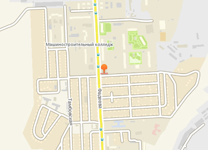 Карта Фадеева 66а